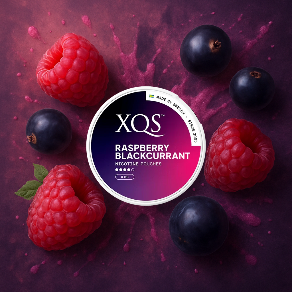XQS Raspberry Blackcurrant - 8mg