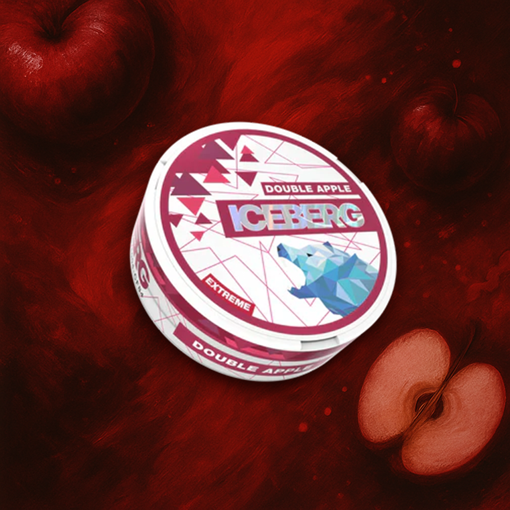 Iceberg Nicotine Pouches 50mg - Double Apple