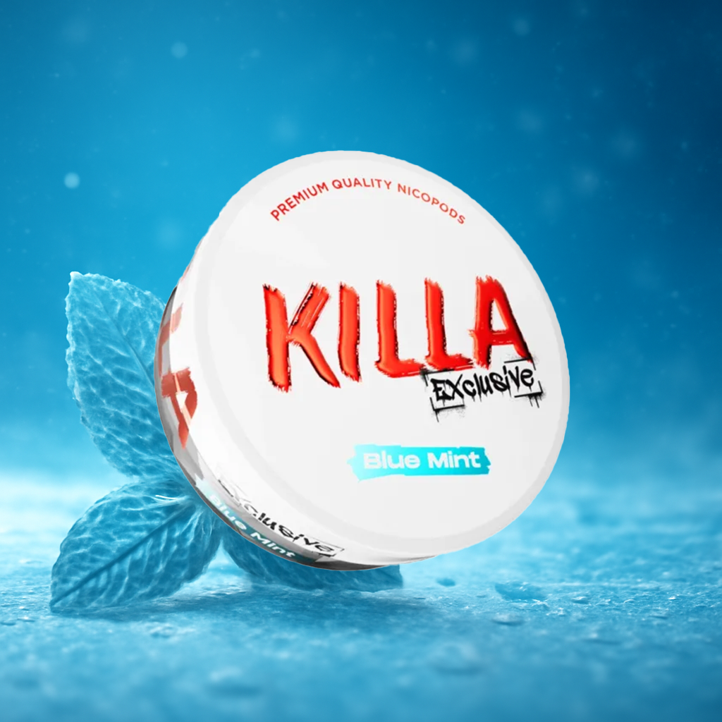 Killa Nicotine Pouches 13mg - Blue Mint