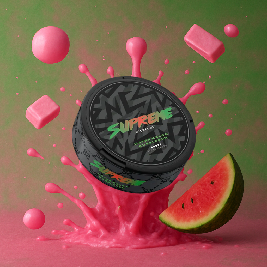 Supreme Watermelon Bubblegum 100mg